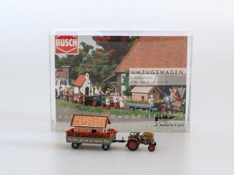 Busch 40061 - Trattore Kramer Umzugswagenset 2 " Baker " - H0
