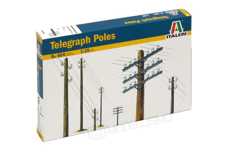 Italeri 404 - Telegraph poles - 1:35