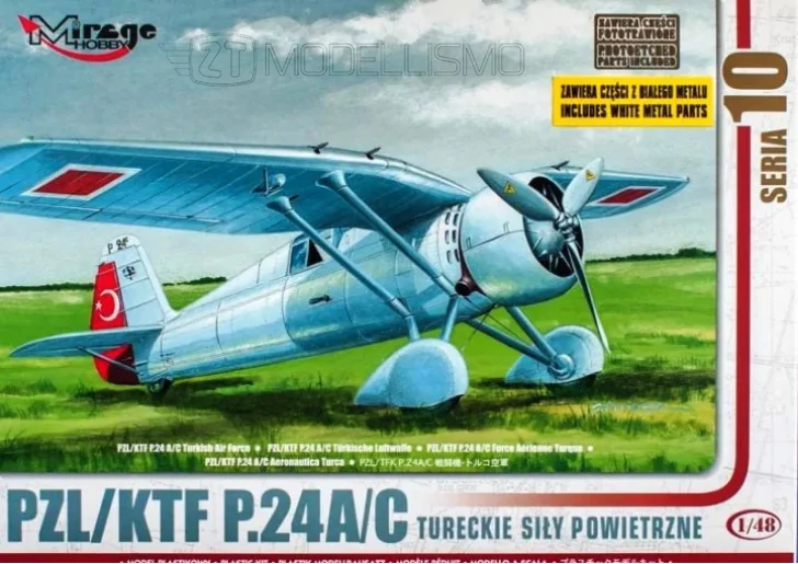 Mirage Hobby 48105 - PZL/KTF P.24A/C - 1:48
