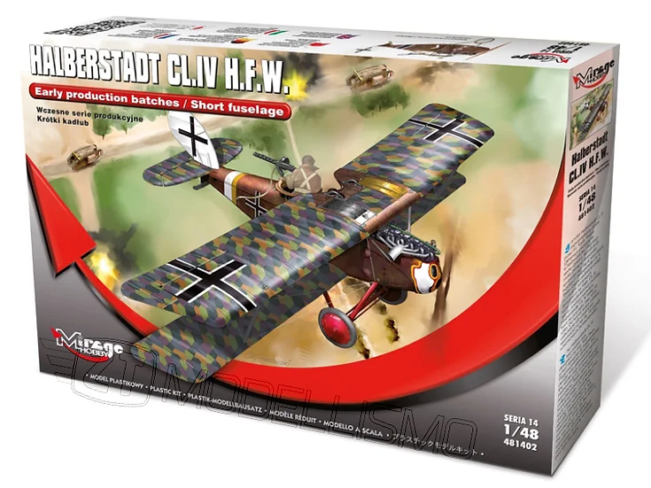 Mirage Hobby 481402 - Halberstadt CL.IV H.F.W. - 1:48