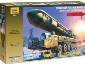 Zvezda 5003 - Missile balistico russo intercontinentale "Topol" SS-25 - 1:72