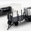 Brekina 55303 - Rimorchio gommato stradale con carico container aperto DB - H0