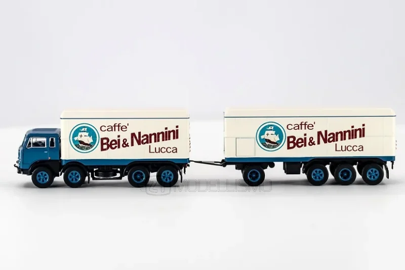 Brekina 58427 - Fiat 690 Millepiedi, "Bei&Nannini" - H0