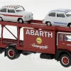Brekina 58479 -Fiat 642 "Abarth" caricato con due Abarth 1000 TC Gr. 5 - H0