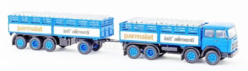 Brekina 58537 - Fiat 691 Millepiedi, "Parmalat" - H0