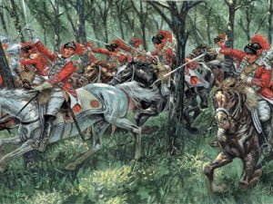 Italeri 6044 - British light cavalry, Guerra d'Indipendenza americana - 1:72