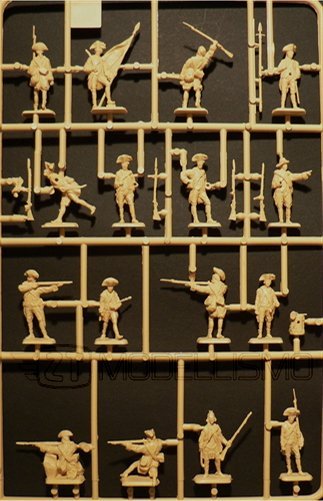 Italeri 6060 -American Infantry, Guerra d'indipendenza americana - 1:72
