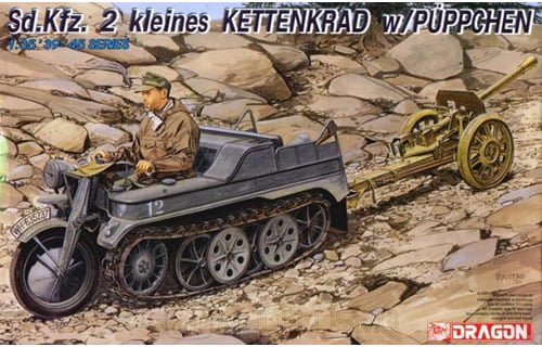 Dragon 6114 - Sd.Kfz. 2 kleines Kettenkrad w/Puppchen - 1:35