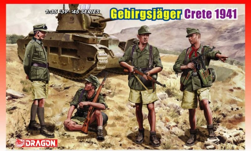 Dragon 6742 - Gebirgsjägers Crete 1941 - 1:35