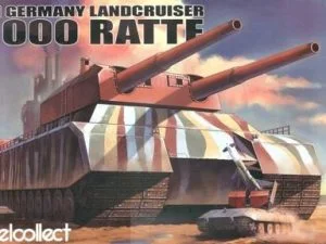 72088 Modelcollect UA72088 - Model Collect UA72088 WWII Germany Landcruiser P.1000 Ratte - 1:72