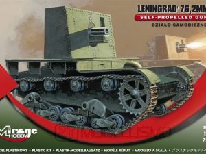Mirage Hobby 726027 - Self-propeled Gun: Leningrad 76.2mm - 1:72
