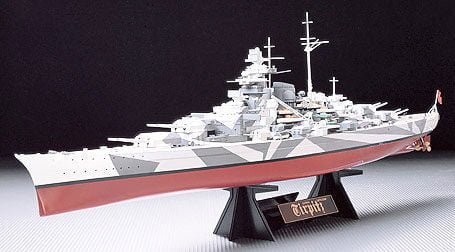 Tamiya 78015 - German Tirpitz Battleship Kit - 1:350