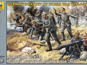 Zvezda 8083 - german infantry of World War I - 1:72