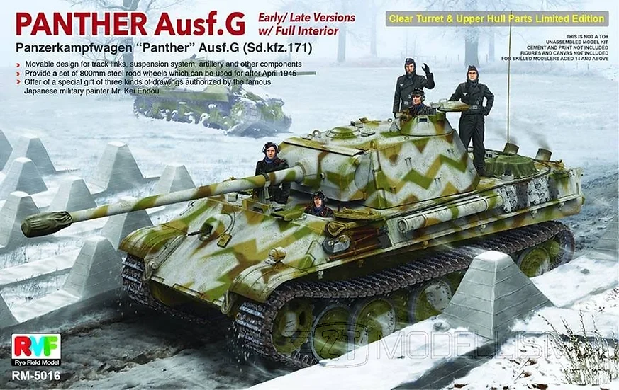 Rye Field Model 5016 - Panther Ausf.G - 1:35 - 2tmodellismo