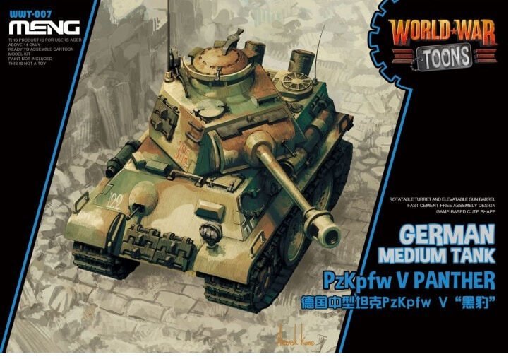 World War Toons - WWT-007 - German Medium Tank PzKpfw V Panther