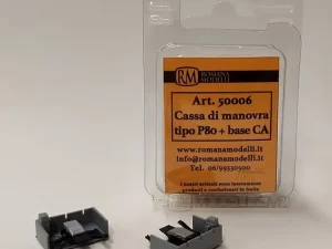 Romana Modelli 50006 – Cassa di manovra scambi tipo P80+base in CAP - H0