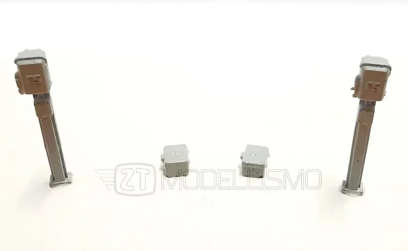 Romana Modelli 50108 – Set Telefoni di Stazione - H0