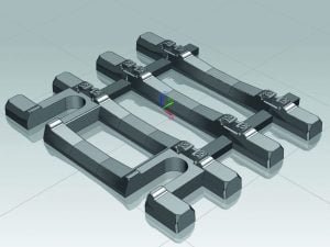 Piko 55151 - Traversina flessibile 31mm per binario flessibile con traversine in cemento - H0
