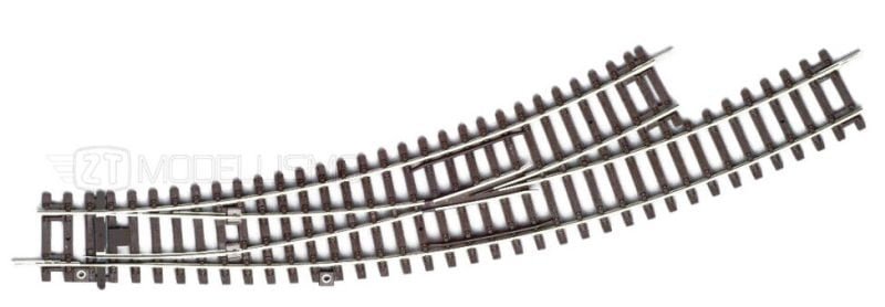 Piko 55222 - Scambio curvo sinistro manuale BWL R2/R3 - H0