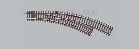 Piko 55223 - Scambio curvo destro manuale BWR R2/R3 - H0
