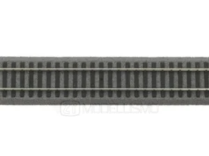 Piko 55400 - Binario diritto con massicciata, 239mm - H0