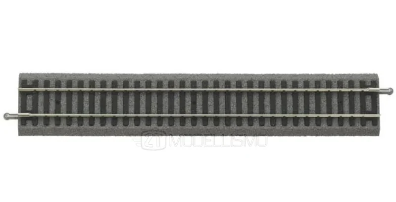 Piko 55400 - Binario diritto con massicciata, 239mm - H0