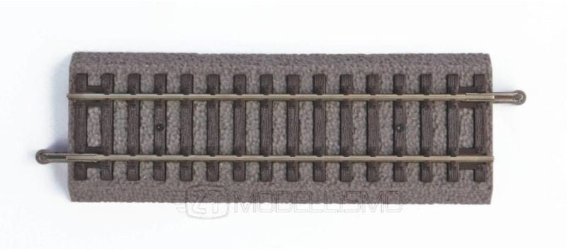 Piko 55402 - Binario dritto G119 con massicciata, 119mm - H0