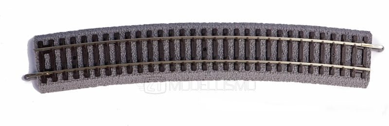 Piko 55419 - Raccordo curvo per scambi R9 con massicciata - H0