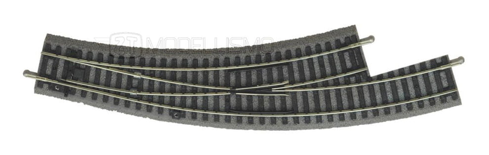 Piko PK55417 Binario A-Gleis con massicciata, Binario curvo R1, 7,5