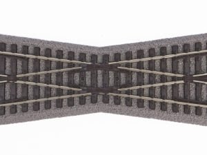 Piko 55440 - Binario A-Gleis con massicciata, Incrocio K15 15°/239 mm - H0