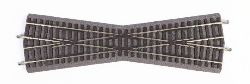 Piko 55440 - Binario A-Gleis con massicciata, Incrocio K15 15°/239 mm - H0