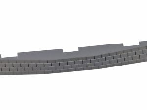 Piko 55443 - Basamento massicciata sistema A per comando scambio curvo sinistro (6 pz) - H0