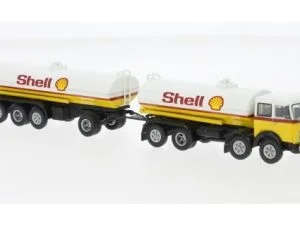 Brekina 58555- Fiat 691 Millepiedi cisterna "Shell" anno 1970 - H0