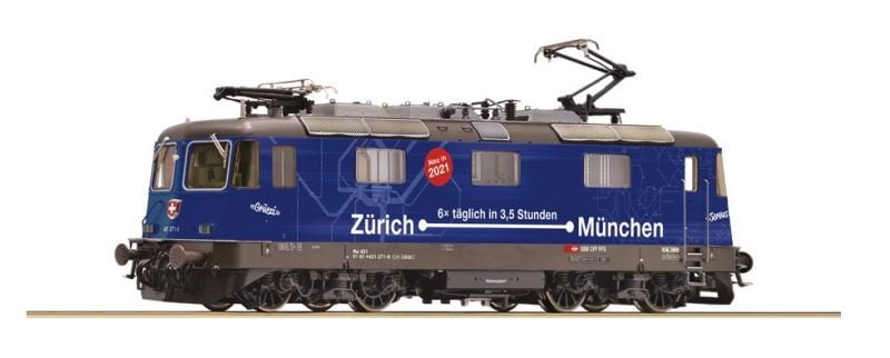 Roco 71413 - Locomotiva elettrica Re 421 371-6, FFS - SBB, DCC Sound - H0