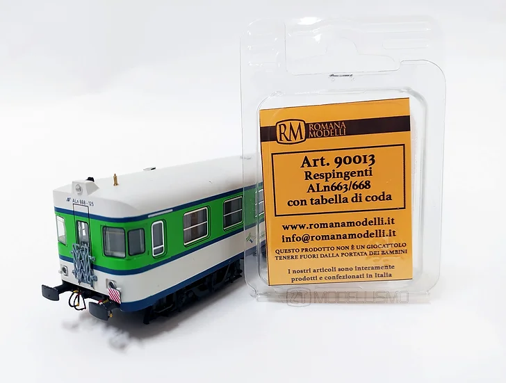 Romana Modelli 90013 – Respingenti per Aln663/668 con tabella di coda - H0
