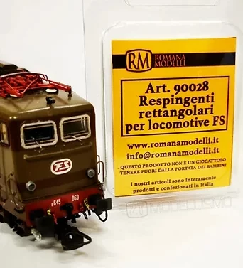 Romana Modelli 90028 - Respingenti Rettangolari Locomotive FS - H0