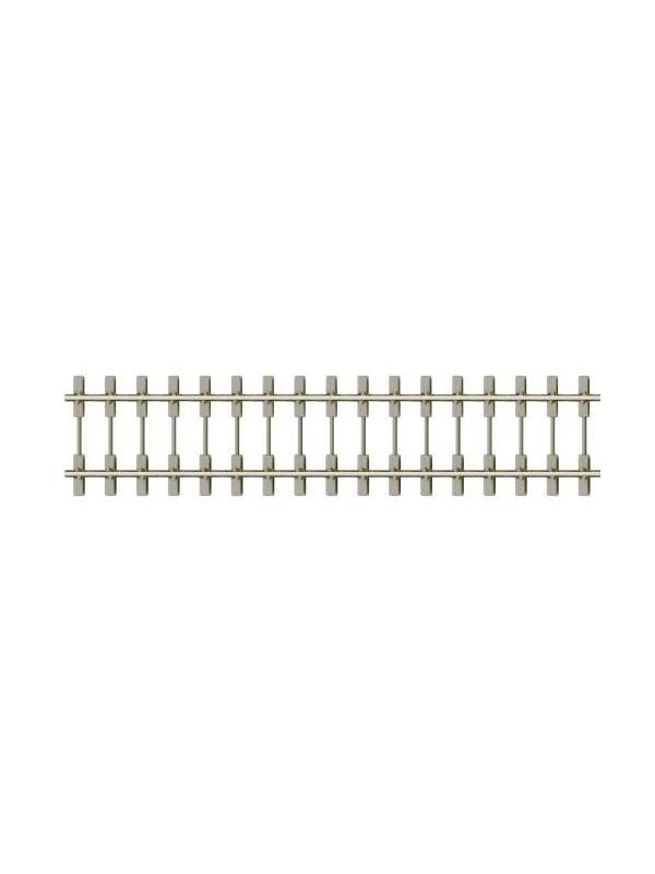 Peco SL-106F, Binario flessibile cod.75 con traversine biblocco in cemento, lunghezza 914mm - H0
