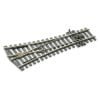 Peco SL-E197 - SCAMBIO A Y CORTO 24° ELECTOFROG - L. 147,5 mm - H0