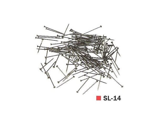 Peco SL-14 - Chiodi bruniti per il fissaggio di binari - H0
