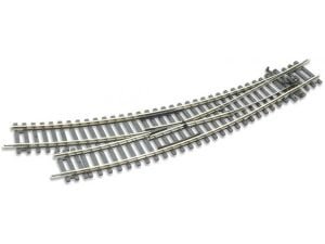 Peco ST-244 - Scambio in curva destro angolo: 11.25° - H0
