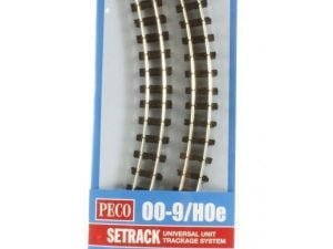 Peco ST-412 - Binario curvo raggio R1 45° - raggio 228 mm - (pz 4) - H0