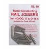 Peco SL-10 - Giunzioni in metallo per binari Setrack e Streamline, 24 pz, per codice 100 - H0