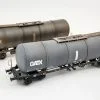 2TIG96210013.1/2 - Set 2 cisterne Zacns 88 GATX - sporcato - H0