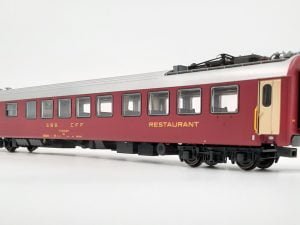 L.S. Models 472005	- UIC-X RIC WRm ristorante, Rosso, logo vecchio, tetto grigio, SBB - H0
