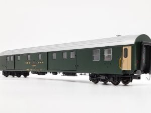 L.S. Models 472009	- UIC-X RIC Dms bagagliaio verde, Logo vecchio, tetto argento, SBB - H0