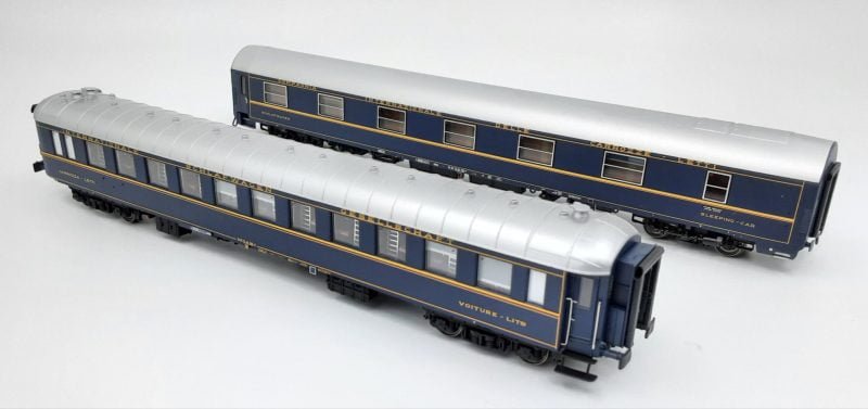 ACME 55278 - Set di due carrozze letti ex CIWL, Tipo MU e Tipo Ub costruzione Nivelles - H0
