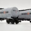 B-models VB-81060 - Set 2 carri da cisterna D-Wasco, livrea grigio chiaro, scritta piccola - H0