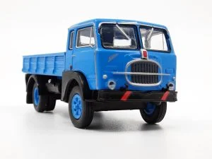Brekina 58601 - Fiat 642 CASSONATO, AZZURRO/NERO - H0