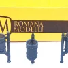 Romana Modelli 50019 – Cestino rifiuti con palo - H0