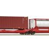 Roco 77400 - Carro a doppia tasca articolato, tipo Sdggmrs 738/T3000e, delle ferrovie tedesche Deutsche Bahn - H0